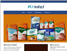 Tablet Screenshot of kindelproducts.com